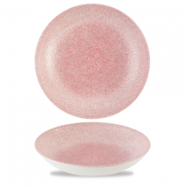 Raku Pink Quartz Evolve Coupe Bowl 24,8cm 12/box