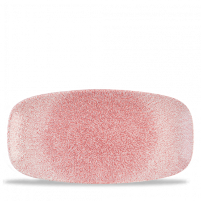 Raku Pink Quartz Chefs Oblong Plate 6/box