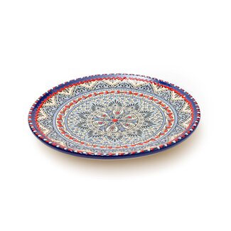 Valencia | Bord Blauw 30cm