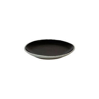 Q Authentic Servies Horeca Kwaliteit Q Authentic Natura Zwart Bord 16cm