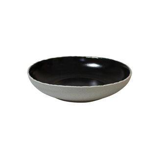 Q Authentic Servies Horeca Kwaliteit Q Authentic Natura Zwart Pastabord 23cm