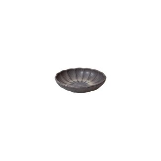 Q Authentic Servies Horeca Kwaliteit Q Authentic Flower Kom Grijs 16,5cm