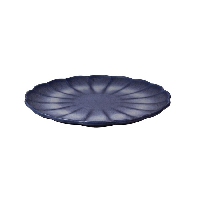 Q Authentic Servies Horeca Kwaliteit Flower Plate Blue 28 cm 4/box