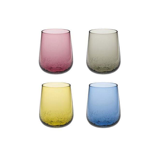 Galbiati | Tumbler Crackle 379ml Kleur (stuk/ box 4)