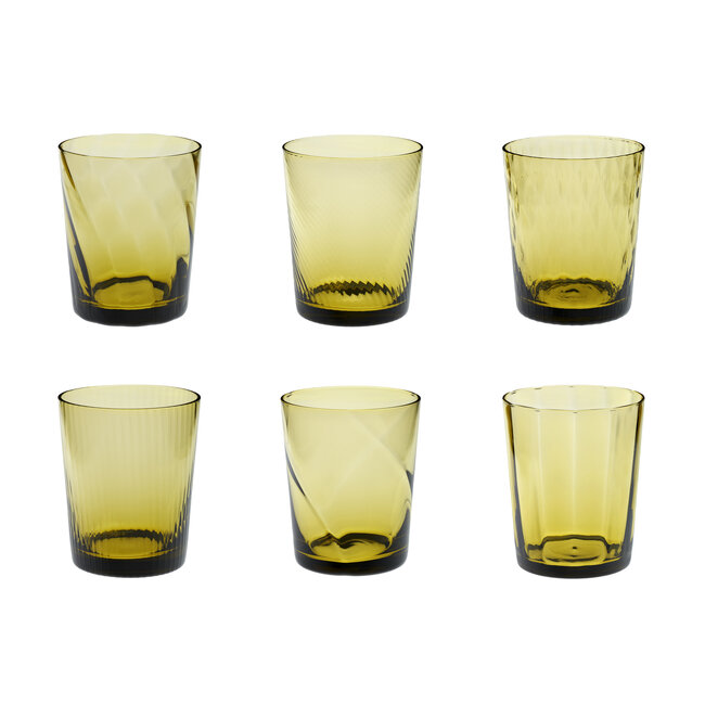 Galbiati | Tumbler Tribeca 350ml Mosterdgroen (stuk/ box 6)
