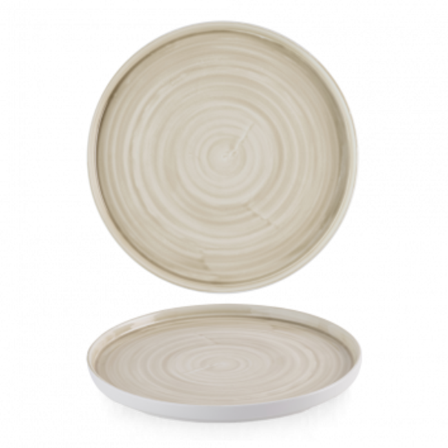 Stonecast Canvas Natural Walled Plate 27,5cm 6/box