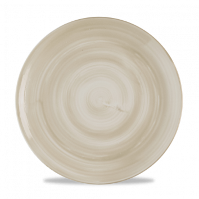 Stonecast Canvas Natural Evolve Coupe Plate 26cm 12/box