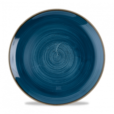 Churchill Churchill | Stonecast Java Blue Evolve Coupe Plate 28.8cm