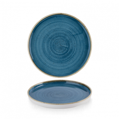 Churchill Churchill | Stonecast Java Blue Walled Plate 21cm