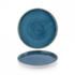 Churchill Churchill | Stonecast Java Blue Walled Plate 21cm