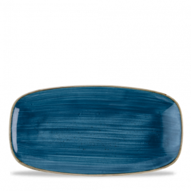 Stonecast Java Blue Oblong Plate 29,8x15,3cm 12/box