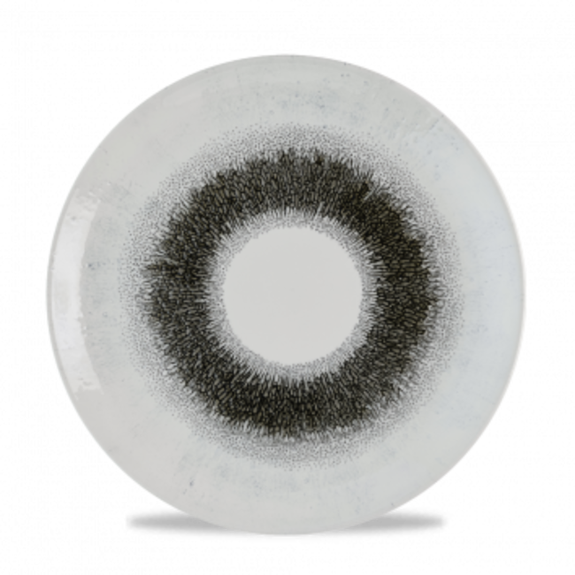 Studio Prints Fusion Black Evolve Coupe Plate 26cm 12/box