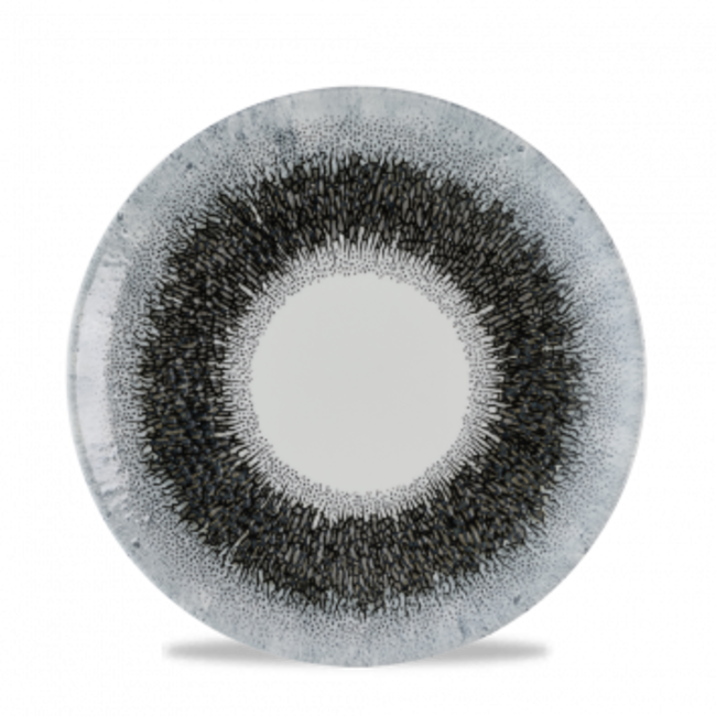 Studio Prints Fusion Black Evolve Coupe Plate 21,7cm 12/box