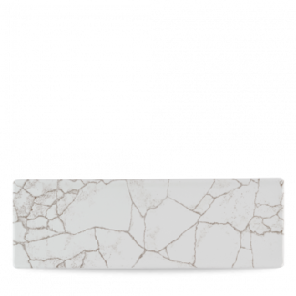 Churchill Kintsugi Agate Grey Plate 32.3x10.5cm