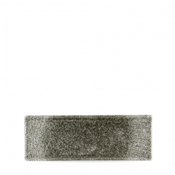 Churchill Churchill | Raku Quartz Black Oblong Plate 25.7x8.8cm