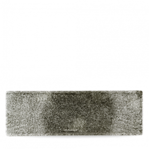 Churchill Raku Quartz Black Plate 32.3x10.5cm