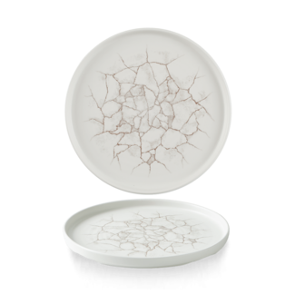 Studio Prints Kintsugi Agate Grey Walled Bord 21cm Studio Prints Kintsugi Agate Grey Walled Bord 21cm