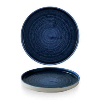 Churchill Servies Horeca Kwaliteit Stonecast Plume Ultramarine Wakked Bord 21cm