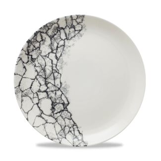 Kintsugi Accents  Quartz Black Evolve Coupe  Bord 10.25" BOX