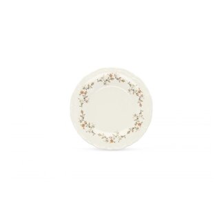BonBistro Servies Horeca Kwaliteit BonBistro | Plat bord 27,5cm brown flower Retro