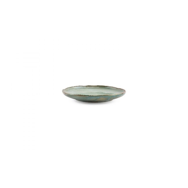 F2D servies Horeca Kwaliteit F2D | Plat bord 16cm opal groen Filo