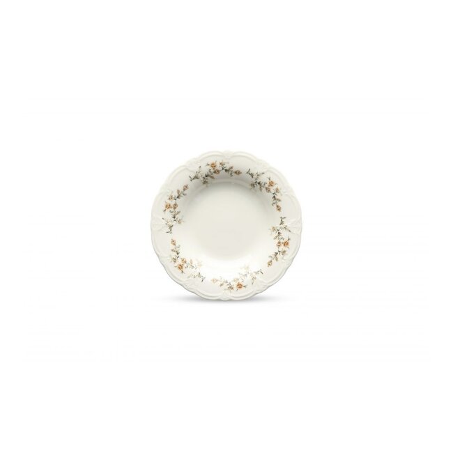 BonBistro Servies Horeca Kwaliteit Bonbistro | Diep bord 23,5/14xH4cm brown flower Retro