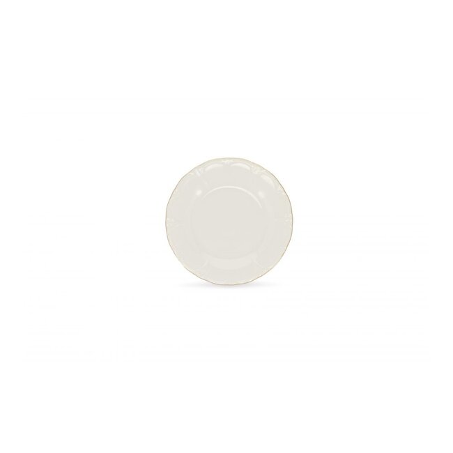 BonBistro Servies Horeca Kwaliteit BonBistro | Plat bord 21cm met gouden rand Retro