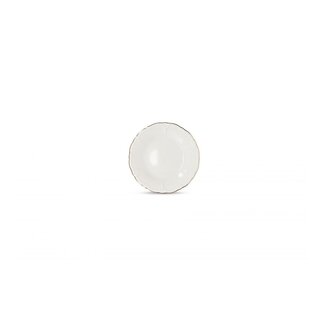 BonBistro Servies Horeca Kwaliteit BonBistro | Plat bord 16cm met gouden rand Retro