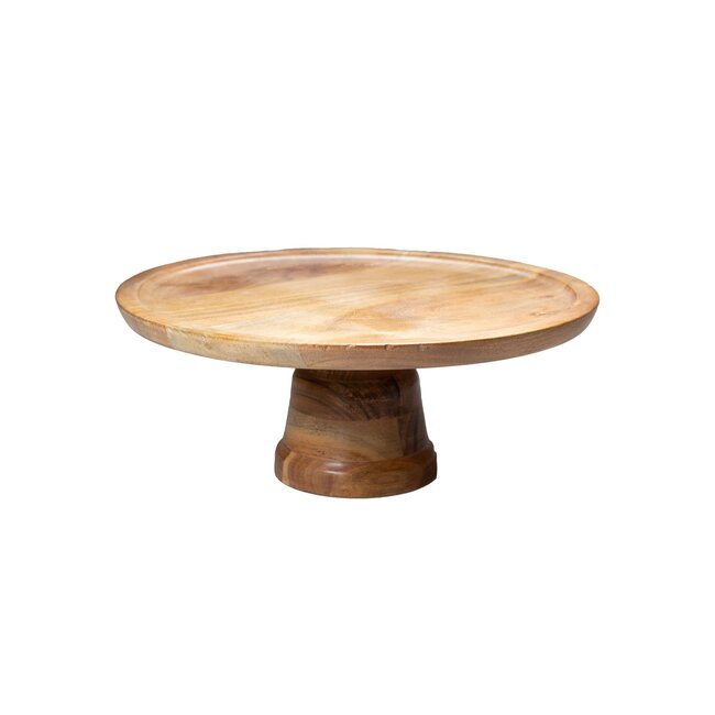 Non Food Company Acacia taartstandaard 33 x 13 cm