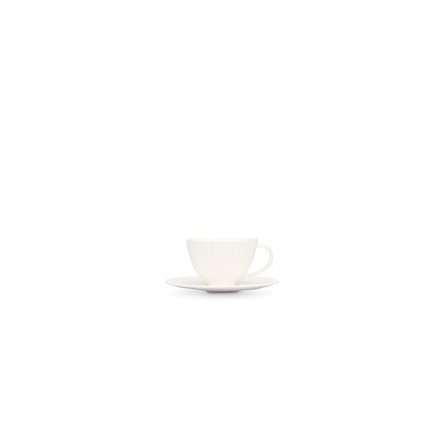 F2D servies Horeca Kwaliteit F2D | Mokkaschotel 12 cm white Bloom 4/box