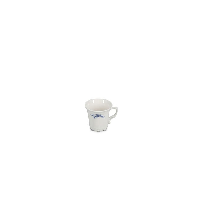 BonBistro Servies Horeca Kwaliteit F2D | Mokkakop 110 ml blue flower Retro 6/box