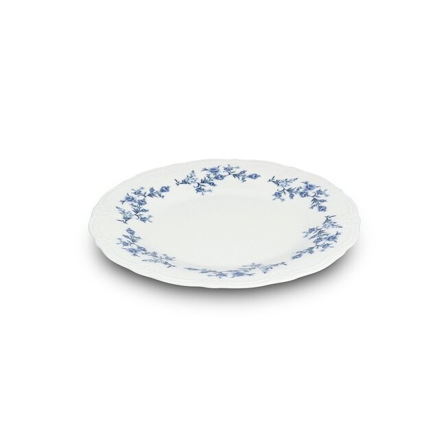 BonBistro Servies Horeca Kwaliteit F2D | Plat bord 32 cm blue flower Retro 2/box
