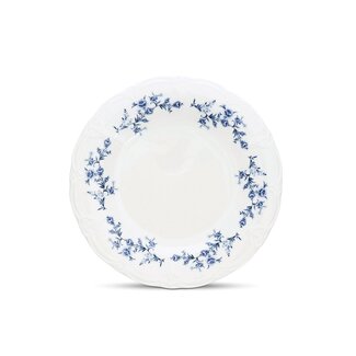 BonBistro Servies Horeca Kwaliteit BonBistro | Plat bord 27 cm blue flower Retro 6/box
