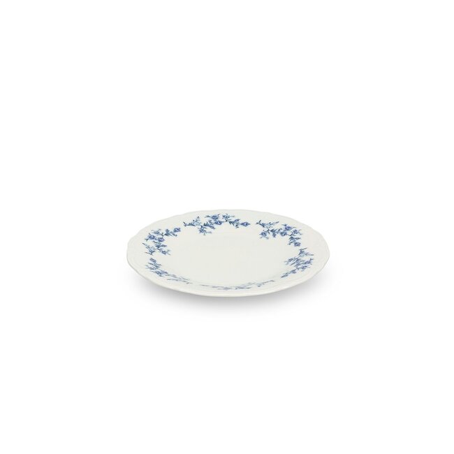 BonBistro Servies Horeca Kwaliteit F2D | Plat bord 20,5 cm blue flower Retro 6/box