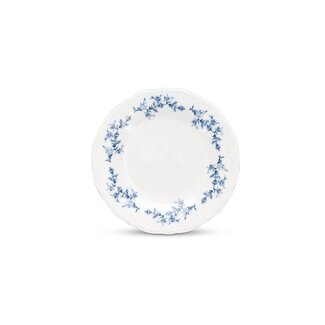 BonBistro Servies Horeca Kwaliteit Bon Bistro | Plat bord 20,5 cm blue flower Retro 6/box