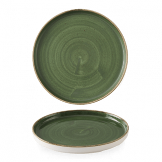 Churchill Servies Horeca Kwaliteit Stonecast Sorrel Green Walled Plate 26 cm 6/box