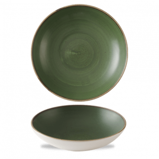 Churchill Servies Horeca Kwaliteit Stonecast Sorrel Green Coupe Kom 18,2 cm 12/box