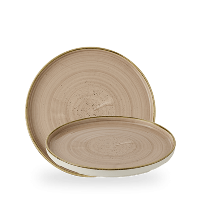 Churchill Servies Horeca Kwaliteit Stonecast Truffle Walled Plate Walled Bord 26cm 6/box
