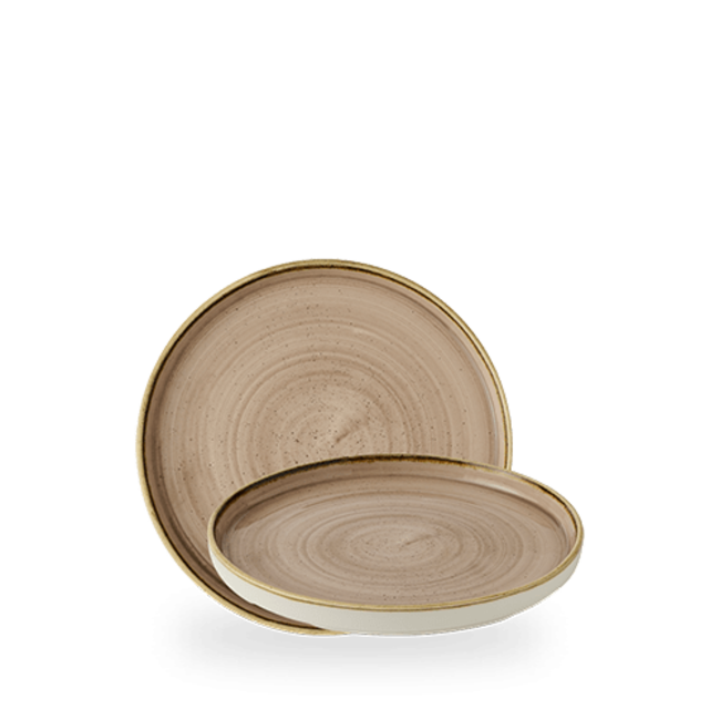 Churchill Servies Horeca Kwaliteit Stonecast Truffle Walled Plate Walled Bord 21cm 6/box