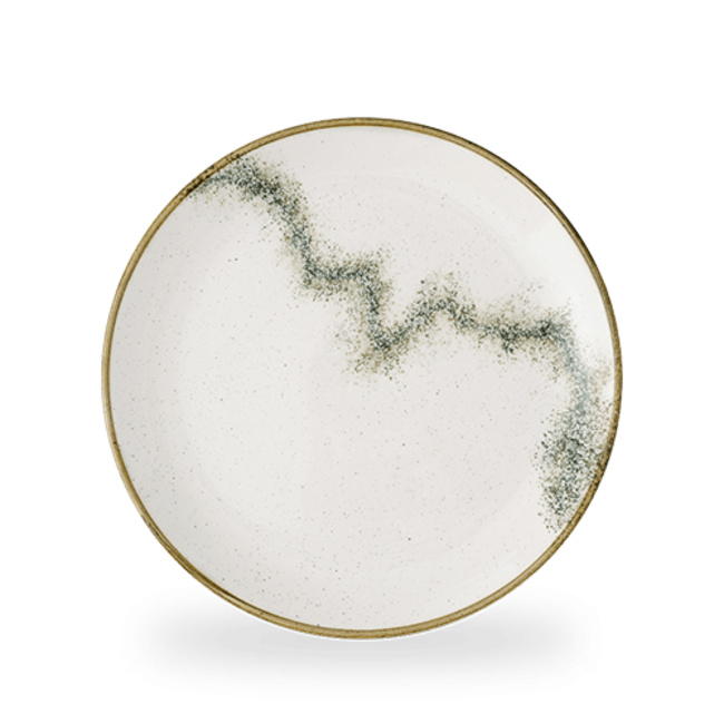 Art de Cuisine (Churchill1795) Stonecast Spice Barley White Evo Coupe Plate 28,8cm 12/box