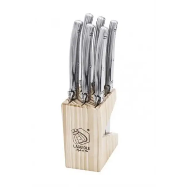 Laguiole Premium Line Steakmessen RVS 6/set
