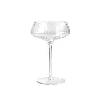 Ginza Tableware Ginza Coupe, vertical lines 230 ml 6/box