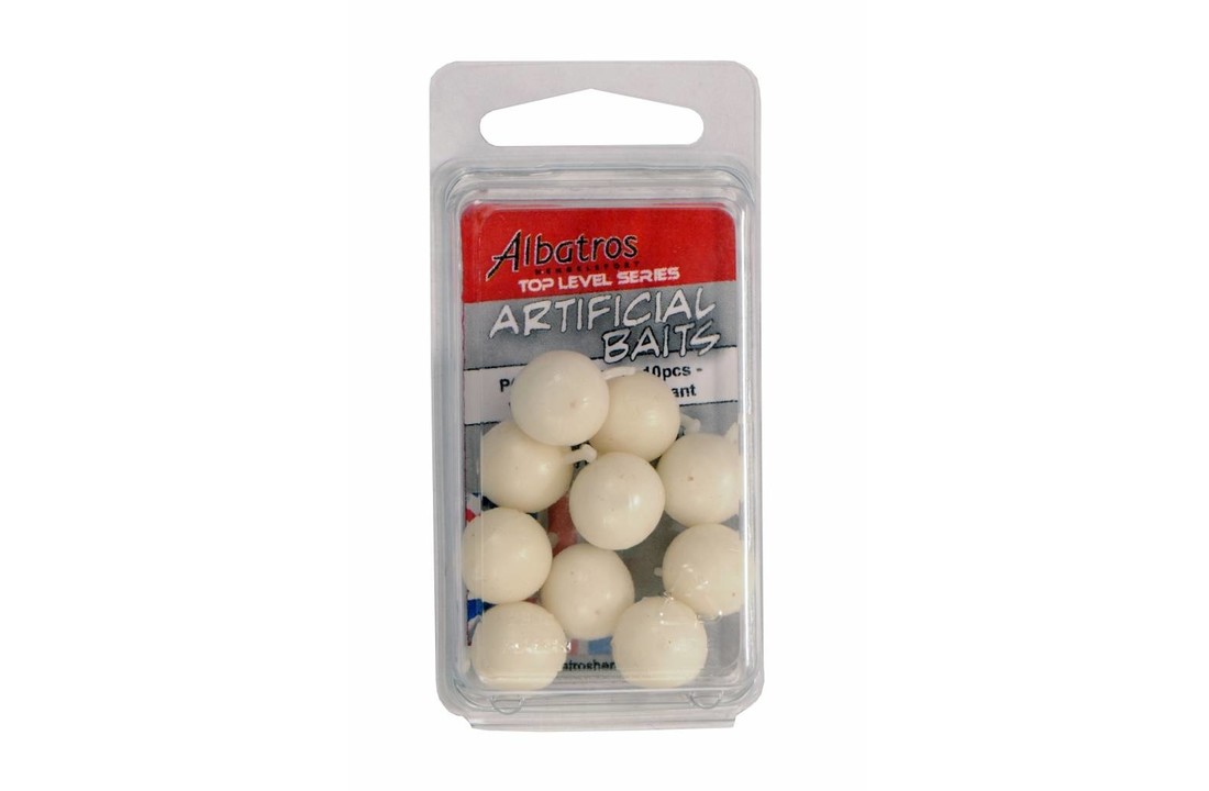 ARTIFICIAL BOILIE WHITE P/10