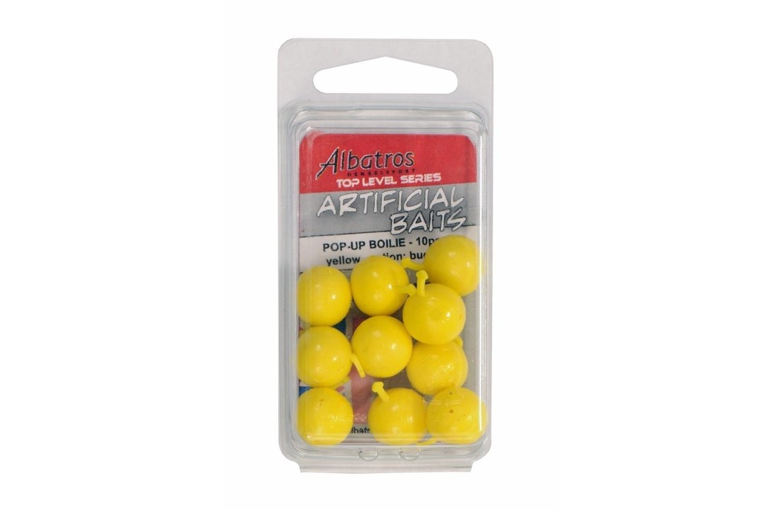 ARTIFICIAL BOILIE WHITE P/10