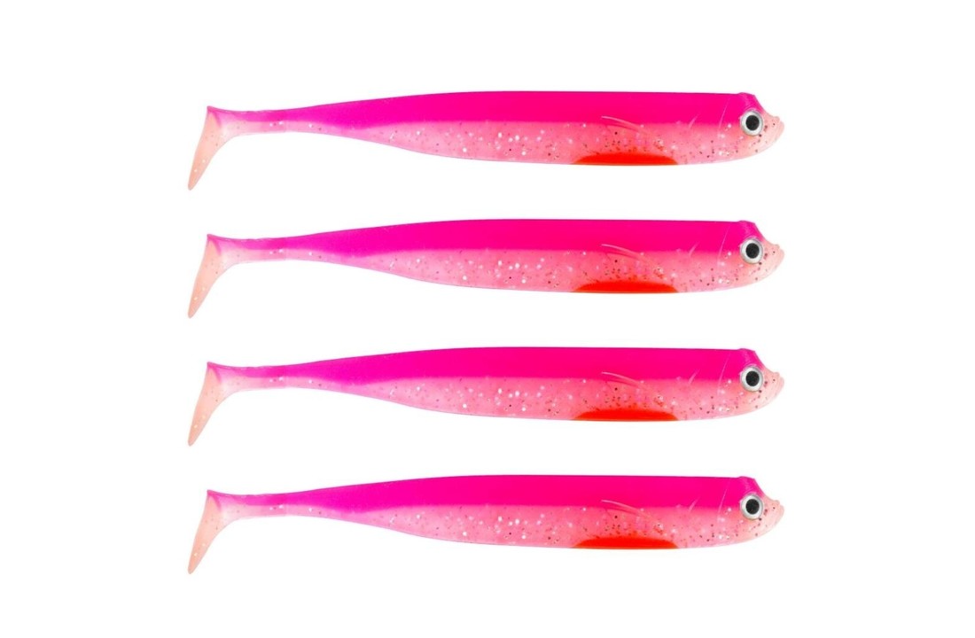 DER ZANDER GUMMIFISCH 20 CM UV PINK P/3