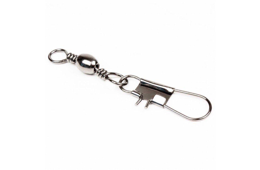 BARREL SWIVELS MET INTERLOCK SNAP #10 P/100