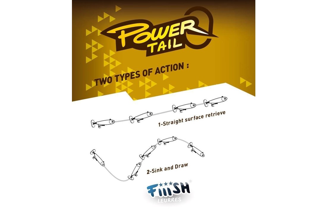 POWERTAIL 44MM X-FAST 18 GRAM SILVER GLITTER