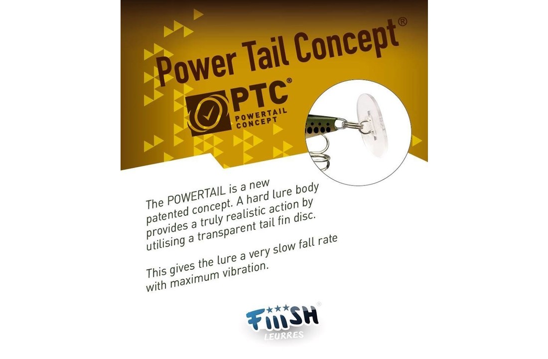 POWERTAIL 44MM X-FAST 18 GRAM SILVER GLITTER