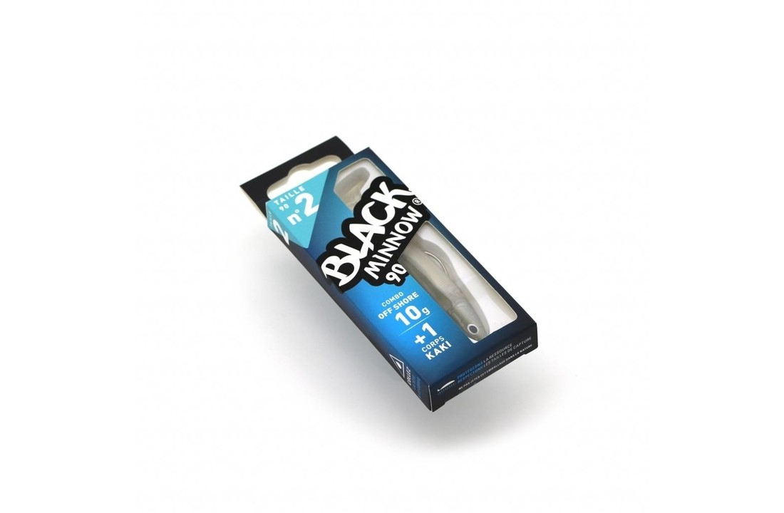 BLACK MINNOW 140 COMBO OFF SHORE 40 GRAM KAKI + LURE BODY KAKI