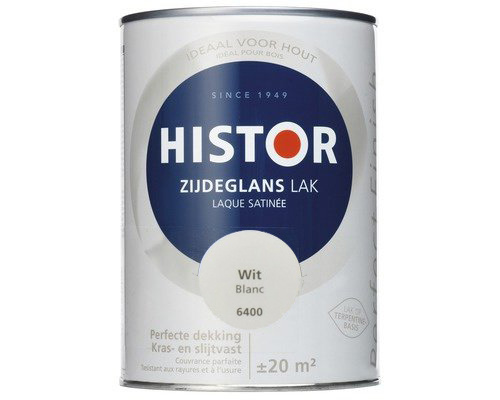 Histor Perfect Finish Lak Zijdeglans 1,25 liter Wit